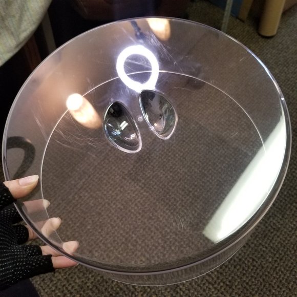 Vintage WMF Cromargan 18/10 Stainless Steel Cake Tray Plastic Cover Germany Box - Picture 9 of 9